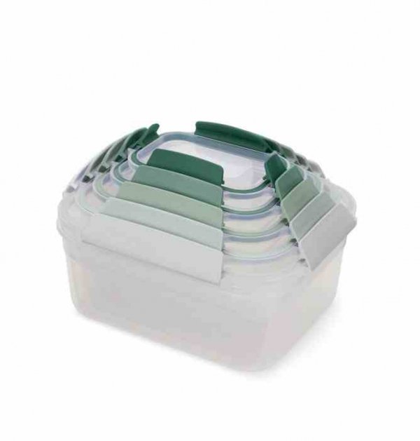 JJ - Zestaw 5 pojemników, Nest™ Lock Sage