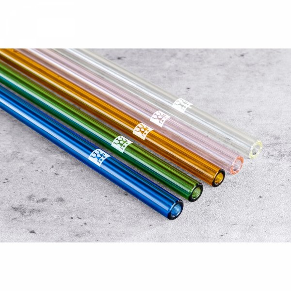 Zestaw 4 Słomek Prostych Kolorowe Sorrento Zwilling