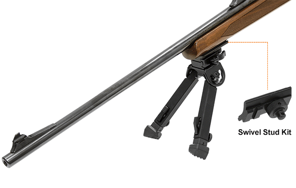 Bipod Leapers składany Rubber Armored QD