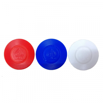 Zestaw do pokera Bicycle - obrotowy stojak na żetony z rączką, 200 żetonów + 2 talie kart