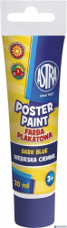 Farba plakatowa Astra tuba 30 ml - ciemna niebieska, 83110914