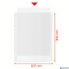 Koszulka groszkowa Recycled Premium PP 100 mic. A4, 627504,  MAXI , 50 szt. Esselte 627504