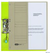 Skoroszyt kartonowy ELBA 1/2 A4, oczkowy, szary, 100551880