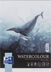 Blok akwarelowy, A4, 20 ark, 300g, Oxford 400183972