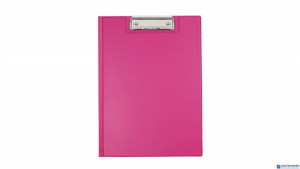 Teczka z klipsem A4 pink BIURFOL KKL-04-03 (pastel różowy )