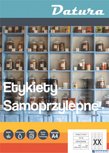 Etykiety samoprzylepne DOTTS A4 (100ark) 105x74mm (8 etyk/arkuszu)