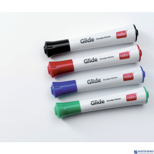 Zestaw markerów suchościeralnych NOBO Glide 4 kolory 1902096