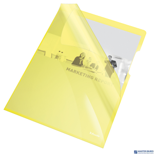 Ofertówki krystaliczne A4 150mic żółte (25szt) ESSELTE 55431