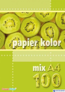 Papier xero A4 mix kolorów (100 arkuszy) KRESKA  229
