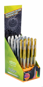 Długopis żel.CRICCO mix.kol. 0,7mm (24) CR012/MIX