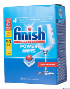 FINISH Tabletki do zmywarki Power Essential 90szt+2gratis lemon 16358