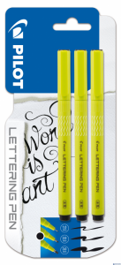 Marker do kaligrafii LETTERING PEN  PISWN-DRL-1.2.3.BLX3 PILOT