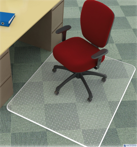 Podkład p/krzesło na dywan  PVC 1200x1500 mm gr.2,5mm KF15899