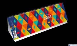 Kalendarz ze spiralką A4 - poziomy 2024 Michalczyk i Prokop T-100-2-19