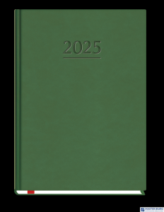 Terminarz Popularny A5 2025 - zielony Michalczyk i Prokop T-209V-Z2 kalendarz 1 tydzień na 2 stronach