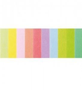 Bibuła marszczona, zestaw 3 pastelowa, 10 szt. FIORELLO 170-2509 (X)