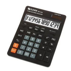Kalkulator ELEVEN SDC554S  14 pozycyjny, czarny