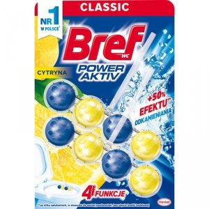 BREF Zawieszka WC POWER AKTIV 2x50g Cytryna 56832