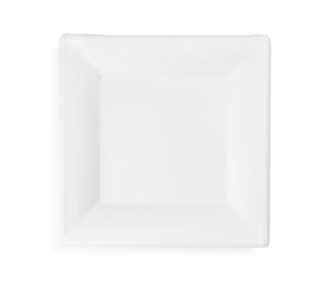 Talerz z trzciny cukrowej, kwadratowy 26x26cm, biały, op. 50 szt. 100% biodegradowalny 82451 (X)