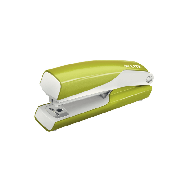 Zszywacz Mini metalowy Leitz WOW, zielony, 10 lat gwarancji, 10 kartek 55281054