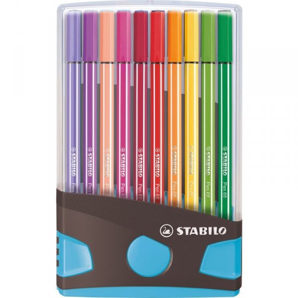 Flamastry PEN 68 COLOR PARADE 20k 6820-03-10, 6820-04-04  STABILO