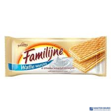 Wafle FAMILIJNE Śmietankowe 180g JUTRZENKA