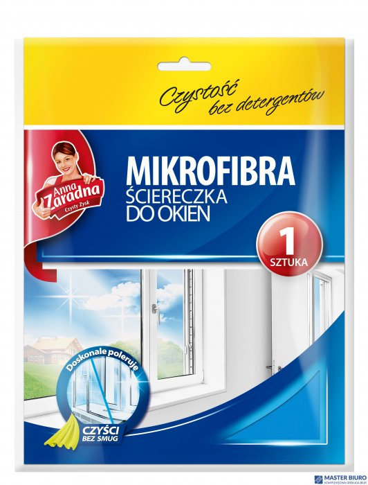Ściereczka z mikrofibry do okien ANNA ZARADNA PS-2602