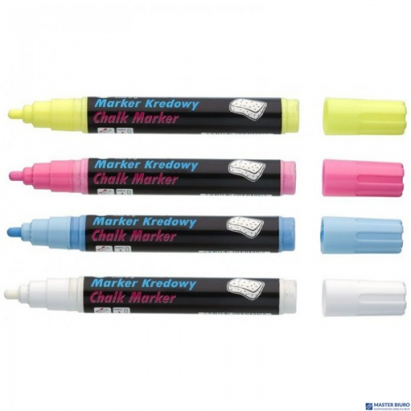 Marker kredowy, końcówka ścięta 15mm, 25g tuszu pomarańczowy TO-290 Toma