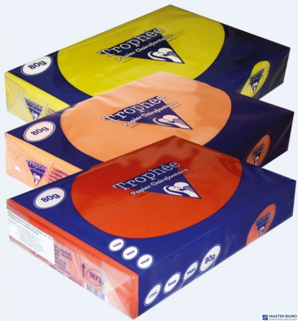 Papier xero A4 80g TROPHEE kanarkowy XCA41977 CLAIREFONTAINE
