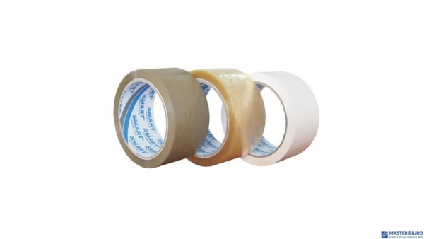 Taśma pakowa kauczuk naturalny brązowa SOLVENT 48x50m SMART SOLVENT