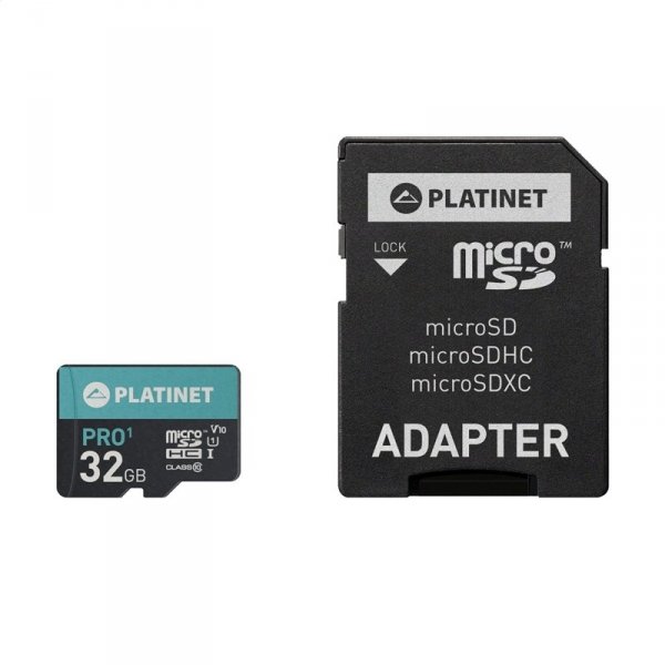 Karta pamięci Micro SDhc + adapter 256GB class10 UIII A2 90MB/s Platinet PMMSDX256UIII