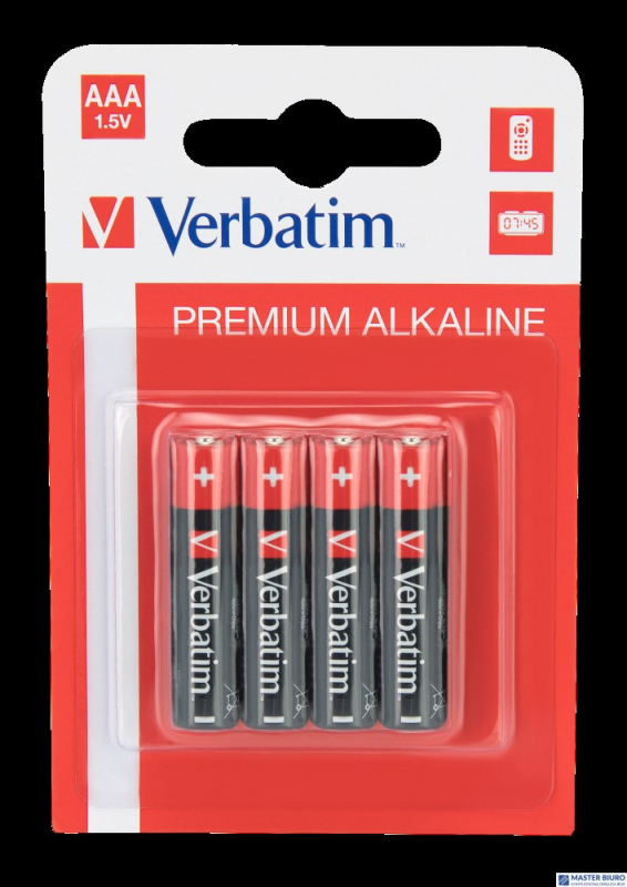 Baterie VERBATIM ALKALICZNE LR03 AAA BLISTER 4szt. 49920