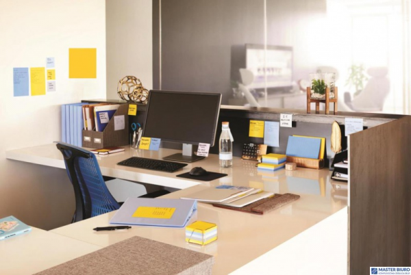 Bloczek samoprzylepny POST-IT_ Super Sticky (654-6SS-NY), 76x76mm, 6x90 kart., new york