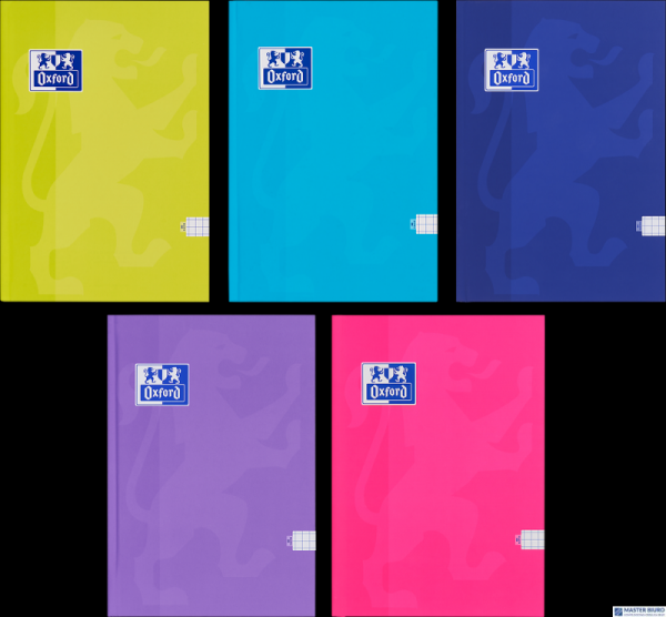Brulion Oxford Touch Szyty A5 60 kartek 90 g kratka 5x5 mm 400175259