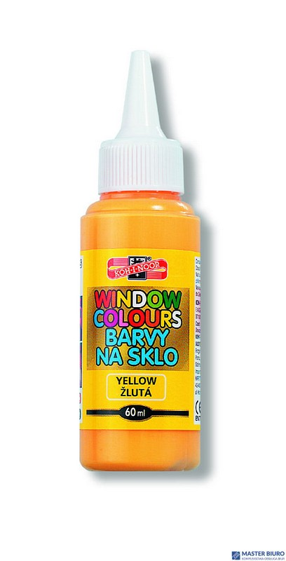 Farba witrażowa 60ml żółta 974201