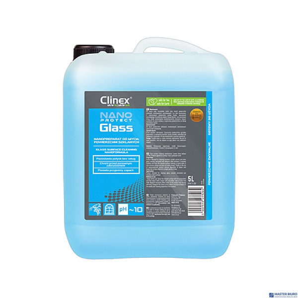 CLINEX Preparat  Nano Protect Glass, do mycia szyb, 5l