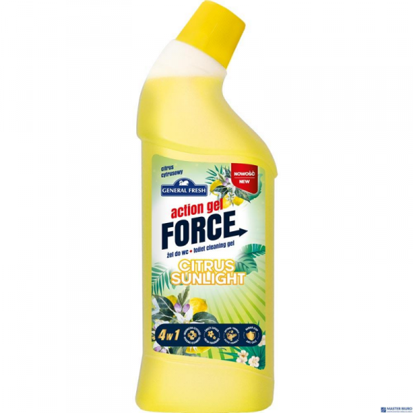 General Fresh Żel do WC ACTION FORCE Cytryna1000 ml