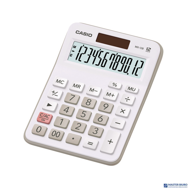 Kalkulator CASIO MX-12B-WE biały