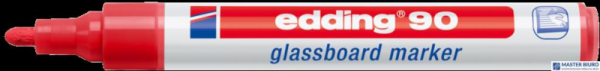 Marker do tablic szklanych czerwony Edding 90/002/CZ suchościeralny