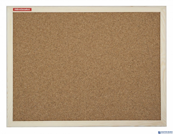 Tablica korkowa w ramie drewnianej 120x90cm MEMOBOARDS  MTC120090.00.01.01