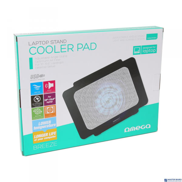 Podstawka chłodząca pod laptopa/notebook OMEGA, 14CM FAN USB PORT 42616