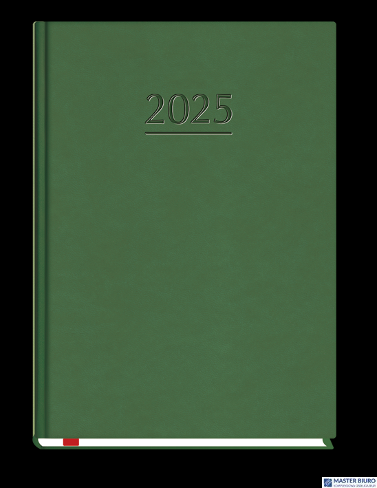 Terminarz Popularny A5 2025 - zielony Michalczyk i Prokop T-209V-Z2 kalendarz 1 tydzień na 2 stronach