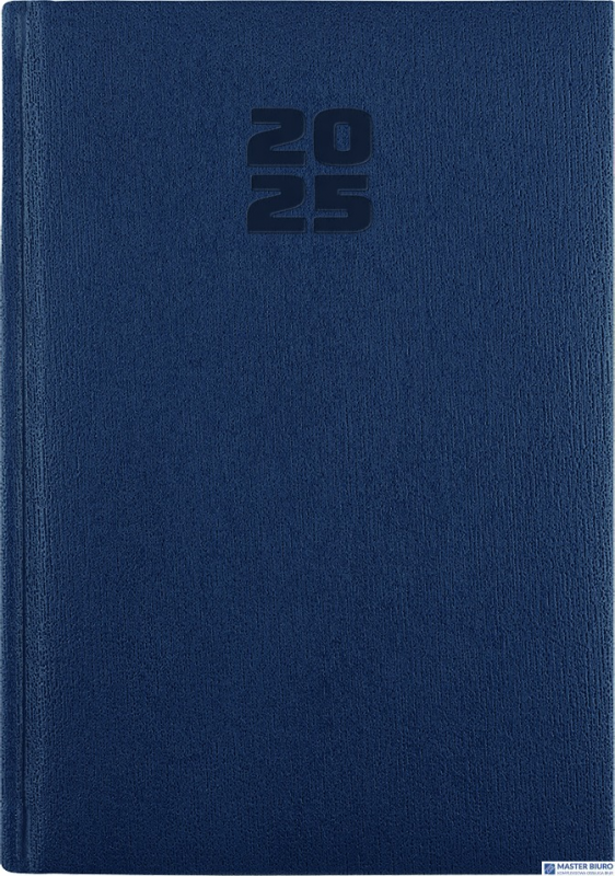 Kalendarz A-5 STANDARD książkowy (KS1), 03 - granat gratta 2025 TELEGRAPH