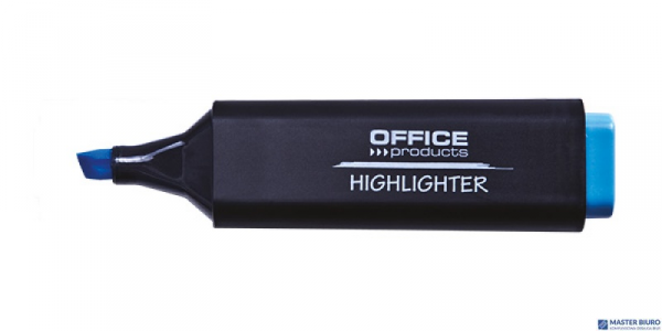 Zakreślacz fluorescencyjny OFFICE PRODUCTS, 1-5mm (linia), niebieski 17055211-01