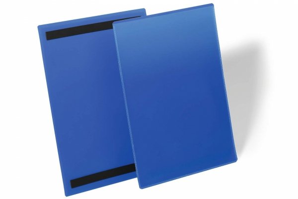 Magnetyczna kieszeń magazynowa pionowa A4 granatowa 174407 (50) DURABLE