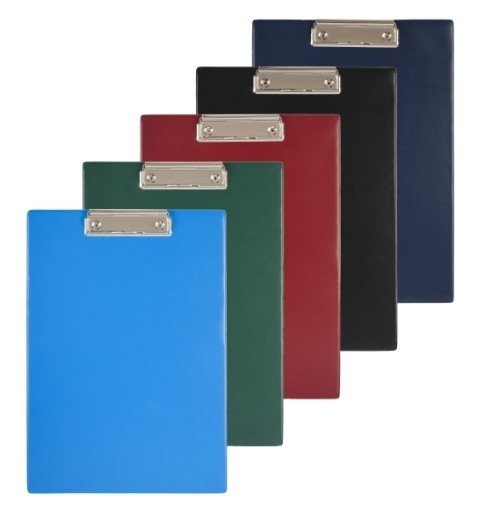Teczka z klipem DOTTS A4 granatowa KH-DOT-04-02