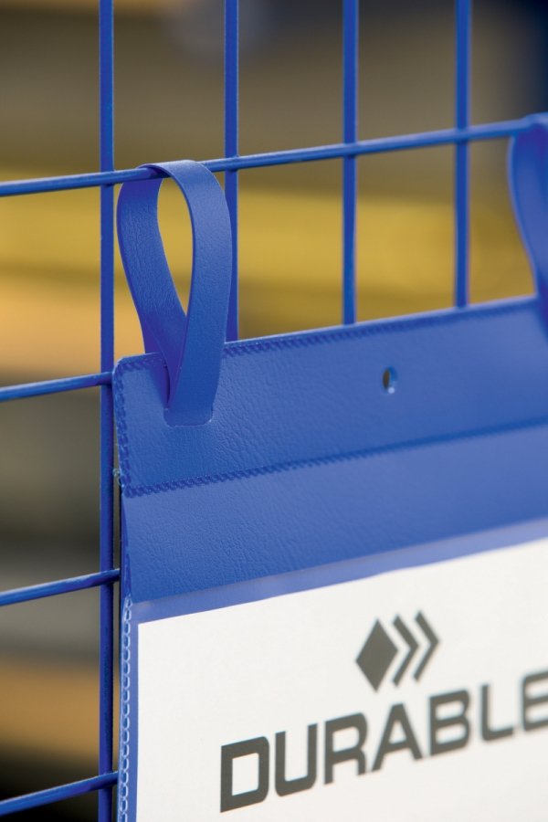 Kieszeń magazynowa z paskami montażowymi (50szt) A5 pozioma granatowa 174907 DURABLE