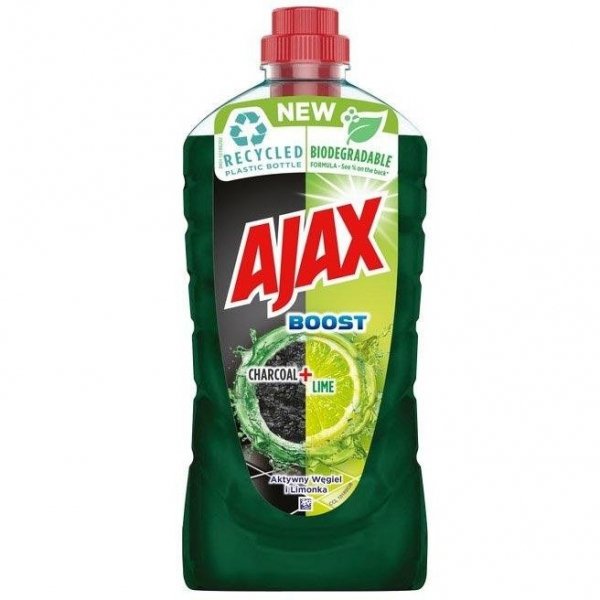 AJAX płyn do mycia Boost Charcoal+Lime 1l 332225