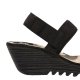 Sandały Fly London YACO 416 Black Cupido Mousse P501416000