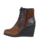Botki Fly London POET 132 Camel Black Oil suede Rug P144132001